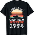 Legendary Captain Born 1994 30Th Birthday Gifts Boating