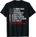Vintage Christian White Straight Unwoke Unvaxxed Gun Owner