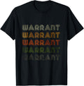 Love Heart Warrant Tee Grunge Vintage Style Black Warrant
