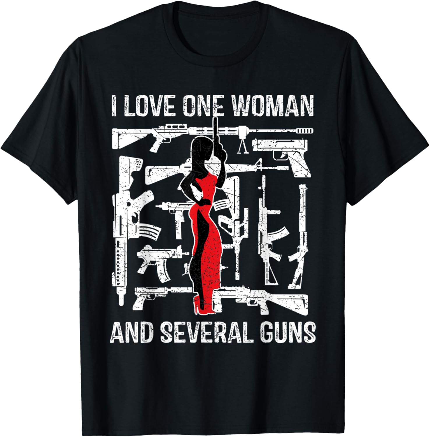 Mens I Love One Woman Several Guns 2Nd Amendment Men