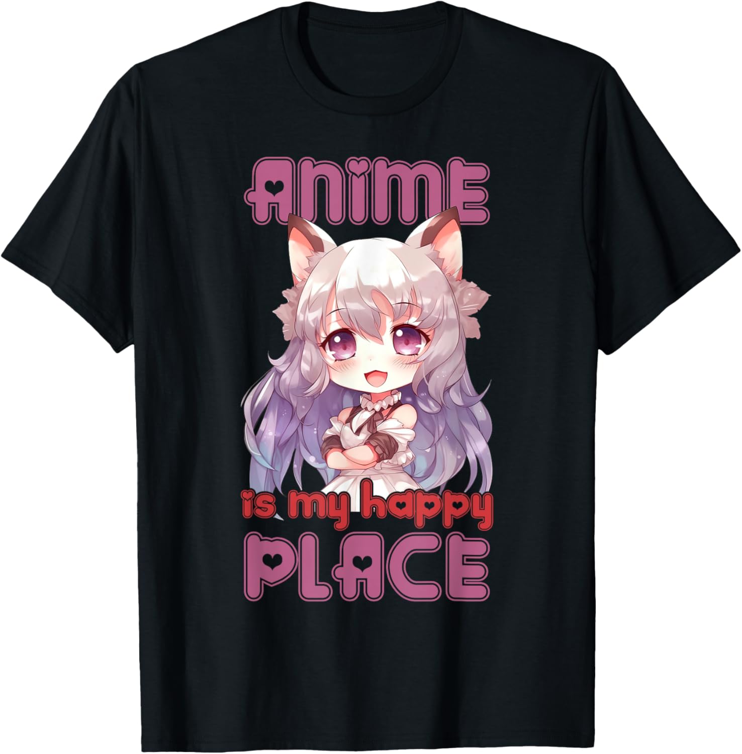 Anime is My Happy Place Kawaii Girl - Funny Fan Lover