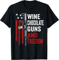 Wine Chocolate Guns Freedom Womens Usa Ar15 Gun Flag