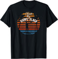 Men Kids SUP Shirt I Found My Happy Place Stand Up Paddle