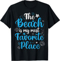 Favorite Place Fun Summer Holidays Beach Sea Lover Graphic