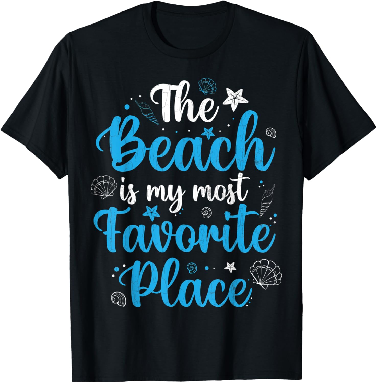 Favorite Place Fun Summer Holidays Beach Sea Lover Graphic