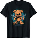 Funny Akimbo Bear For Teddy And Guns Lovers