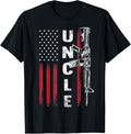 Mens Proud Uncle Gun Rights Ar 15 American Flag Gun Lover