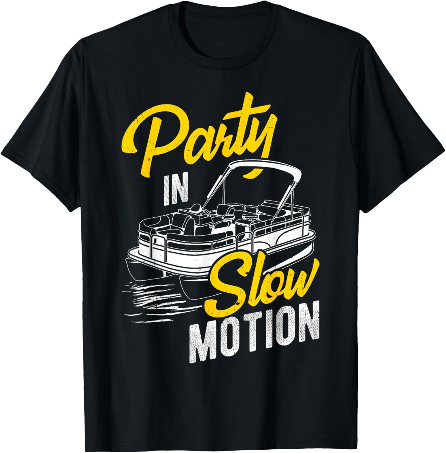 Party In Slow Motion Pontoon Boat Sunset Party