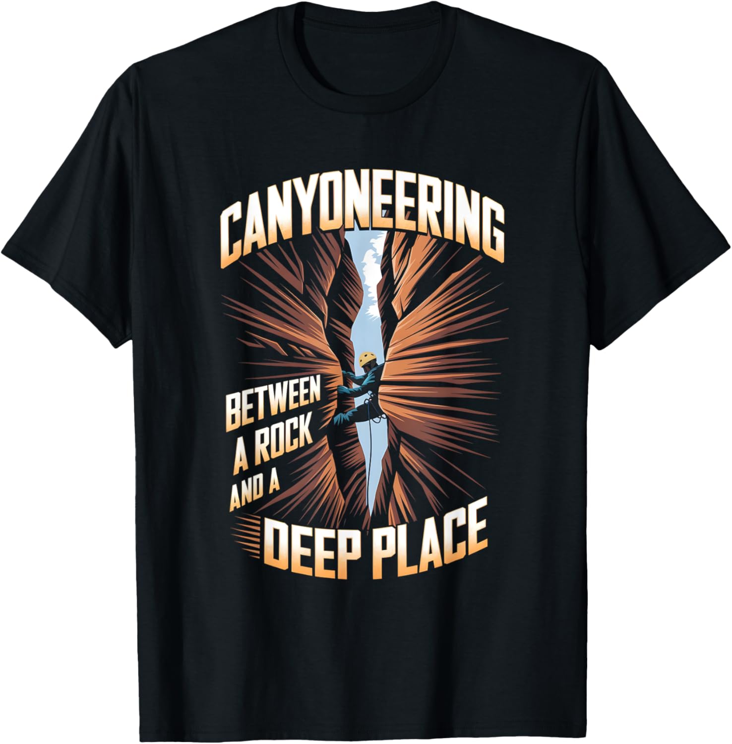 Between Rock and Deep Place Climbing Adventure Canyoneering