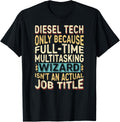 Wizard Job Title Quote Funny Diesel Tech