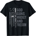 God Guns Whiskey Freedom Pro Gun Ar15 Usa Flag Guns