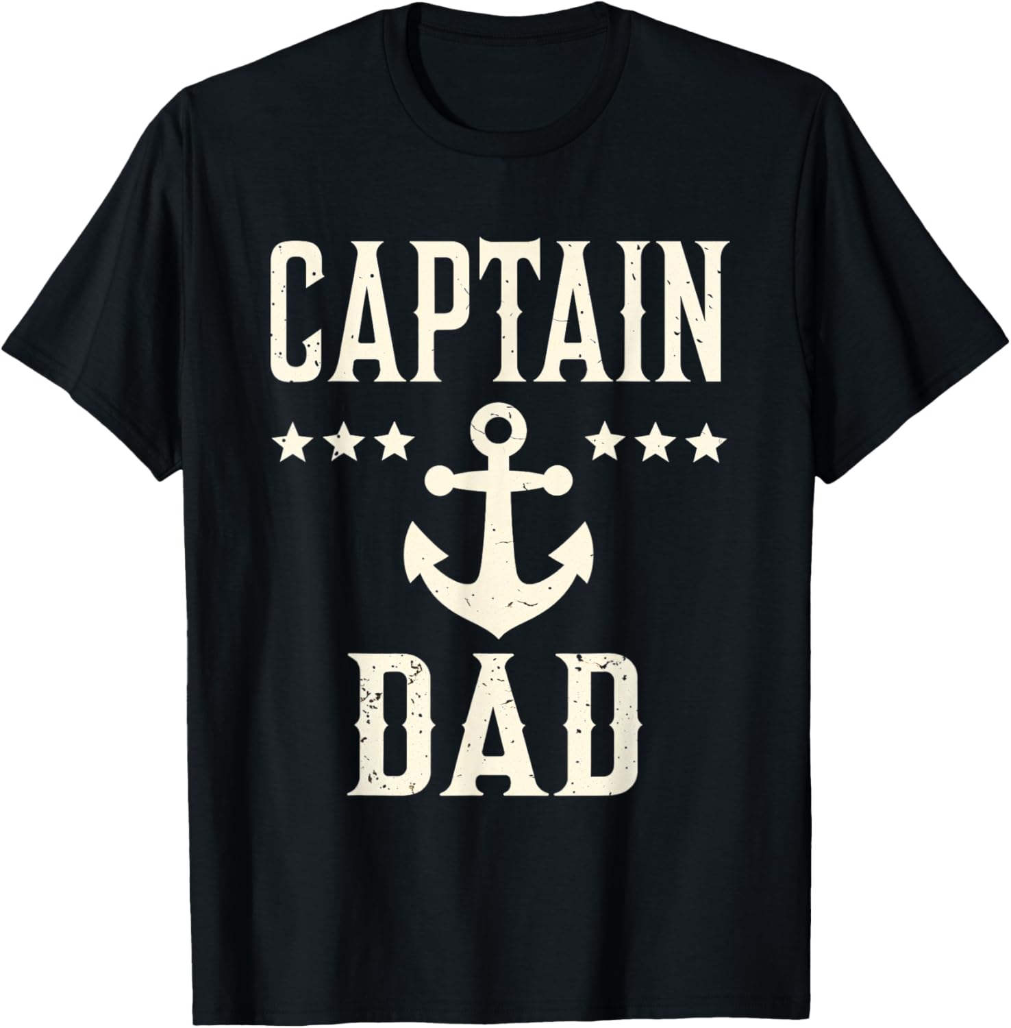 Captain Dad Anchor Nautical Boating Ocean Father