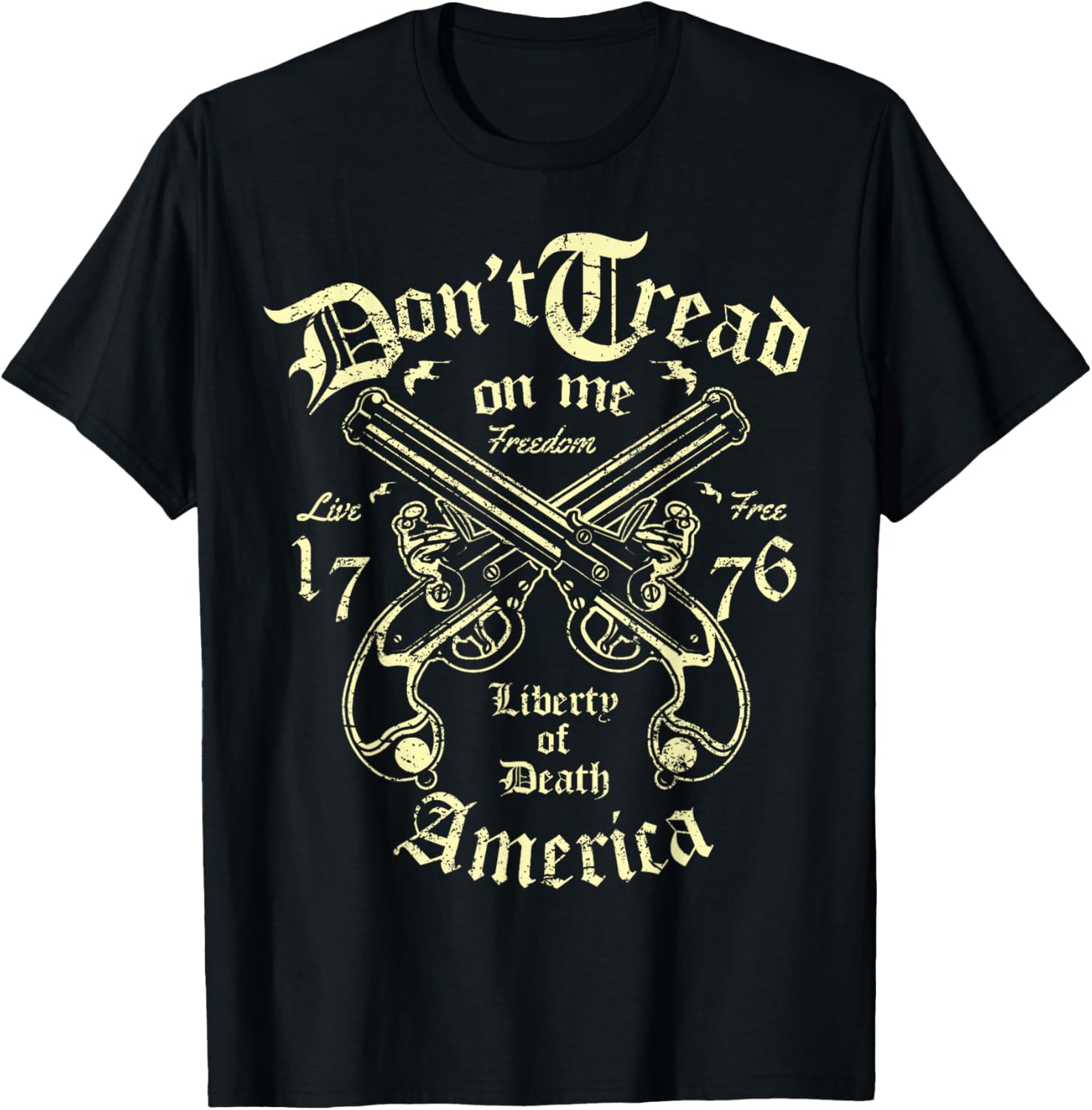 Dont Tread On Me America T Shirt Guns T Shirt