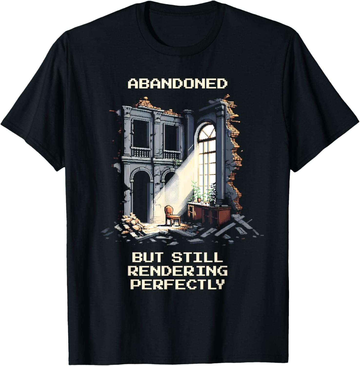Still Rendering | Abandoned Pixel Art Lost Place Retro