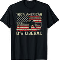 100 American 0 Liberal Funny Ar15 Pro Gun Rights Flag