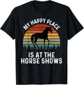 My Happy Place Is At The Horse Shows Equestrian Women Girl