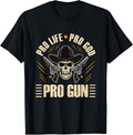 Pro Life Pro God Pro Gun A Patriotic Gun Men Pro Gun