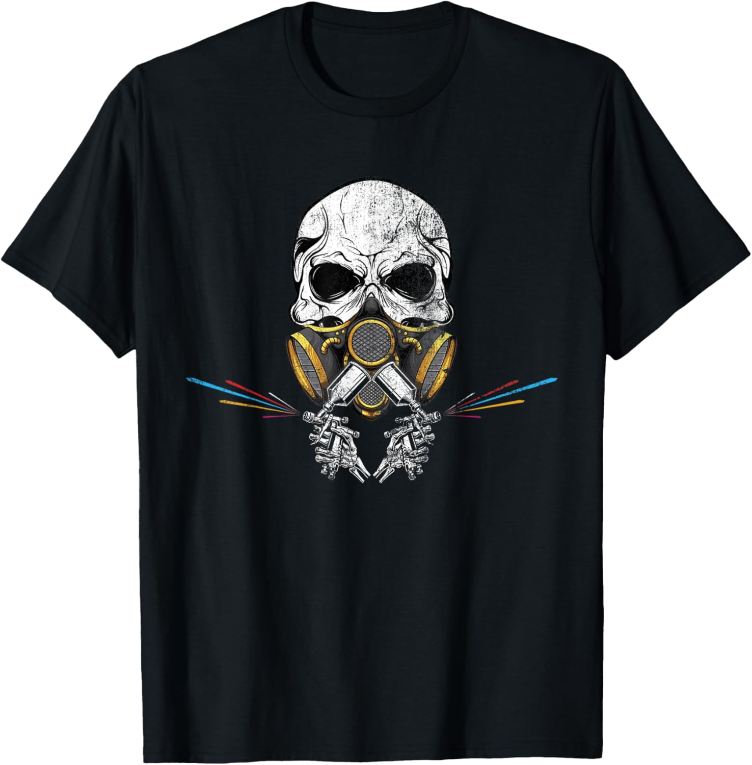 Car Painting Sprayer Skull Spray Gun Automotive Painter Mens
