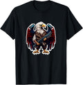 Patriotic Bald Eagle With A Rifle American Flag Usa 4Th July