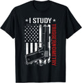 I Study Triggernometry Gun American Flag T Shirt Women Men