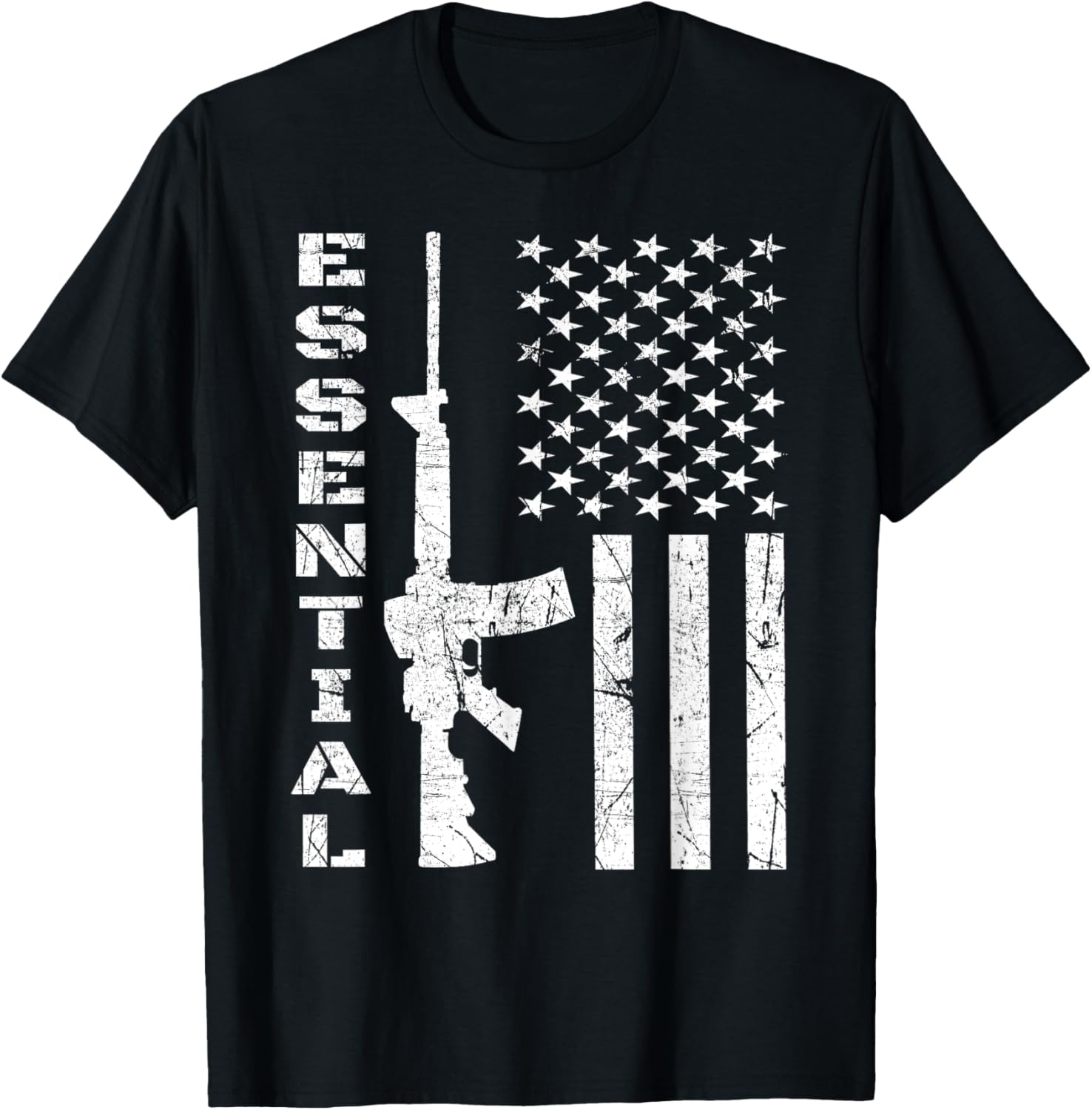 Essential Ar15 American Flag 2Nd Amendment Ar 15 Gun