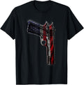 American Flag Gun Second Amendment Rights Patriotic T Shirt