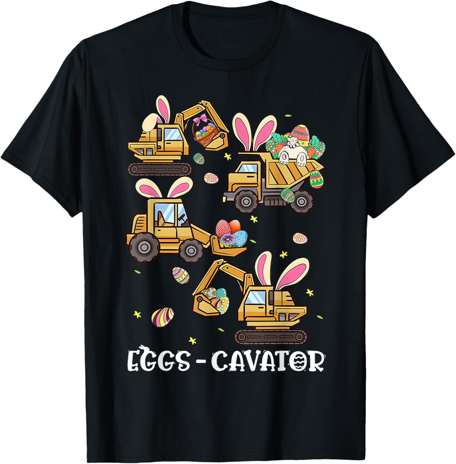 Construction Excavator Easter Day Egg Hunt for Boys Toddlers