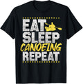 Canoeing Eat Sleep Repeat Canoe Hobby Boating
