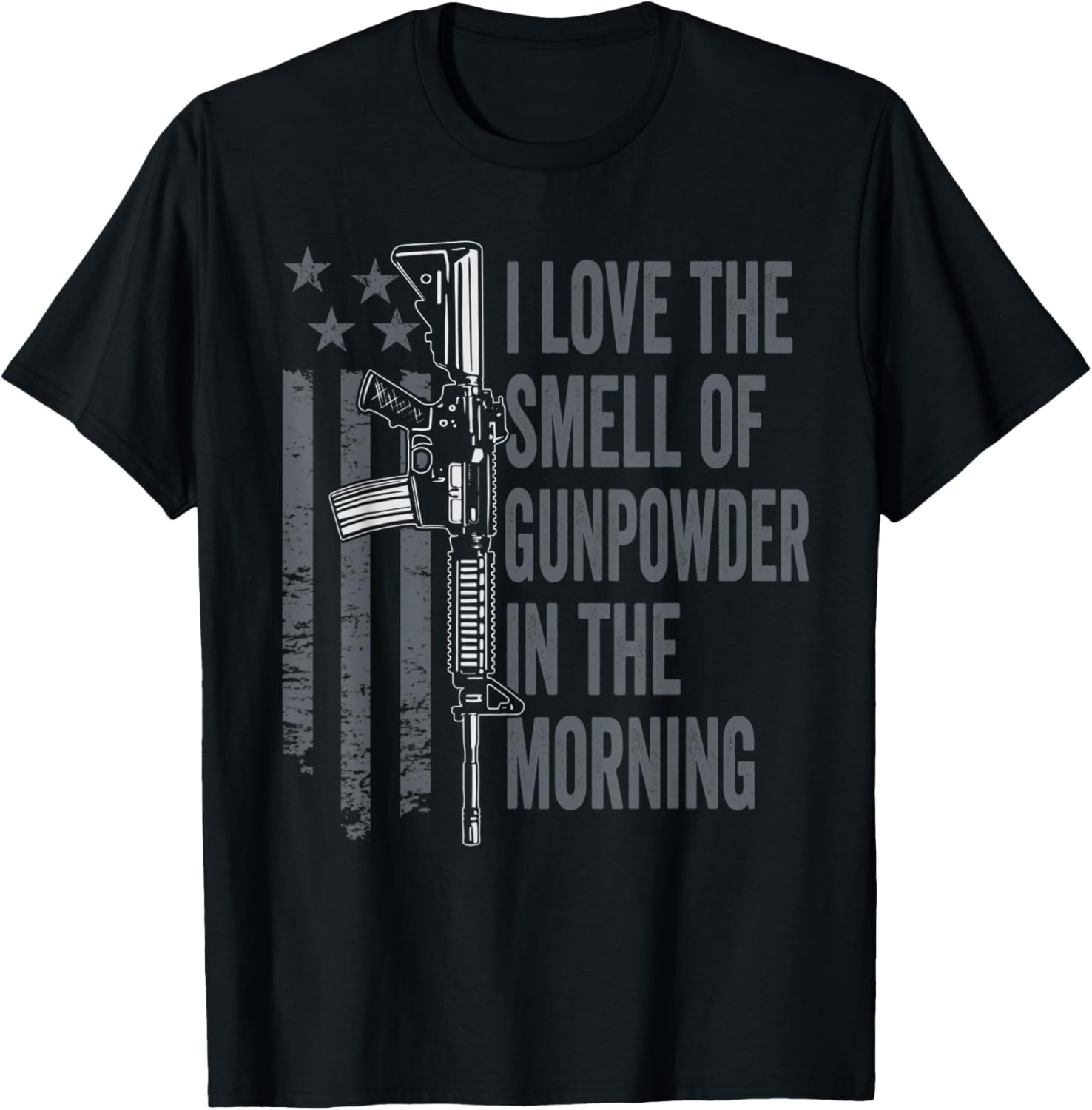 I Love Smell Of Gunpowder In Morning Funny Guns