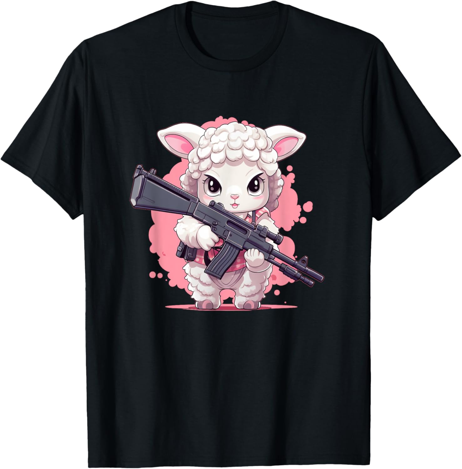 Funny Firearm Sheep Costume Handgun Lovers Animals