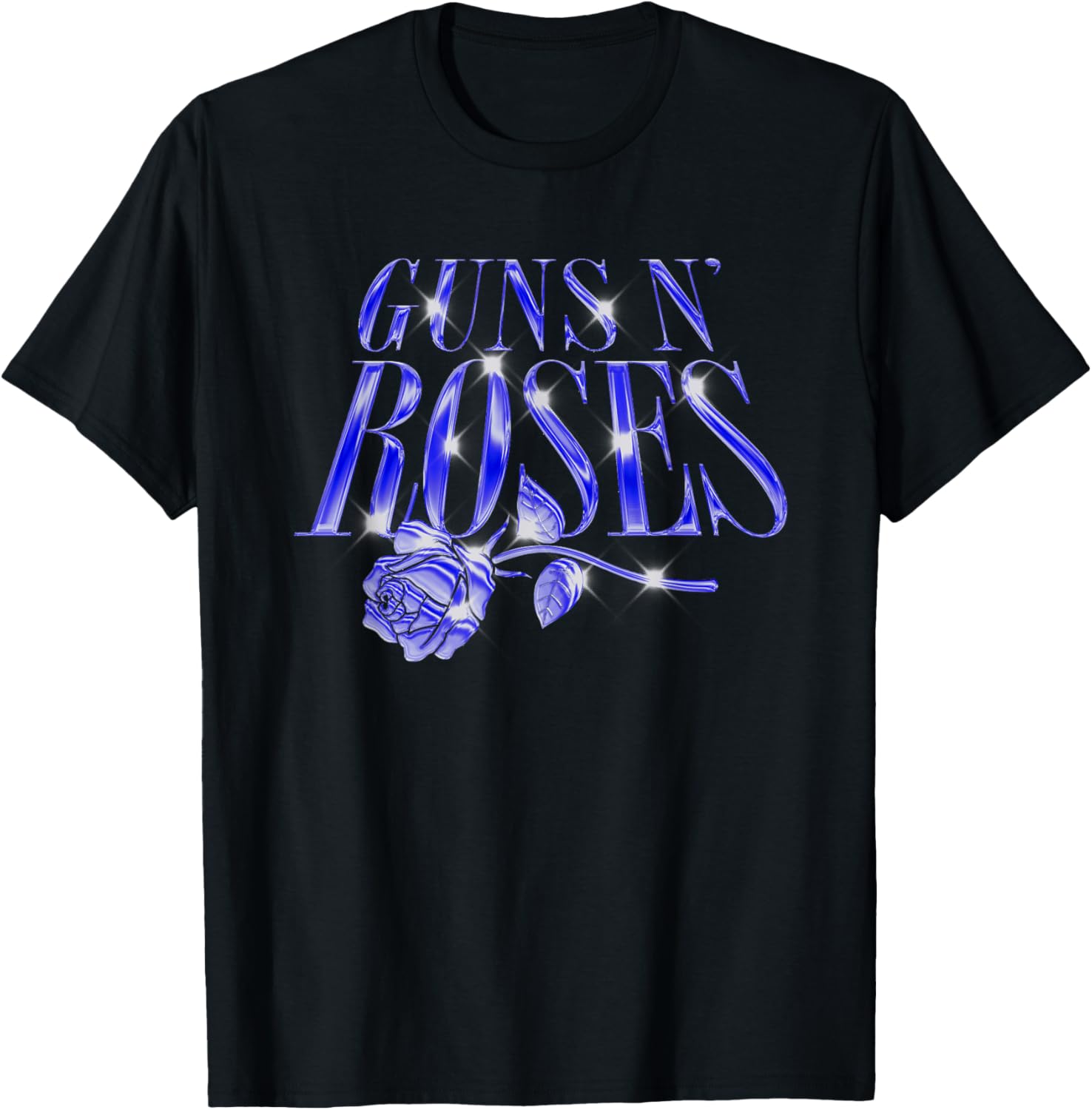 Official Guns N Roses Chrome Logo