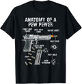 Vintage Anatomy Of A Pew Pewer Anti Woke Retro Pro Gun