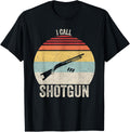 Vintage Retro I Call Shotgun Shirt Funny Shot Gun Firearm