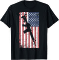 Ar 15 Rifle American Flag T Shirt Distressed Gun Tee