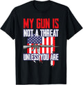 Gun Owner Saying Patriotic Us Flag Gun Art