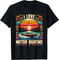 I Love Motor Boating Motorboating Sunset Motorboat Sport