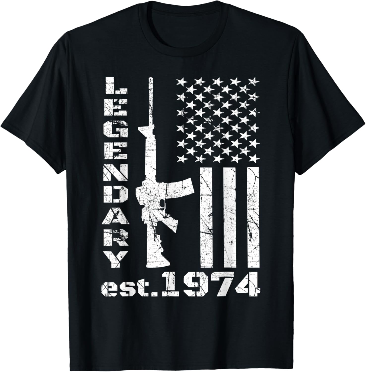 1974 48Th Birthday Legendary Patriot 48 Years Old Pro Guns