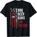 Bbq Beer Guns Freedom Funny Bbq Drinking Usa Gun Owner
