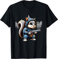 Gangster Squirrel Thug Squirrel With Gun Funny Squirrel