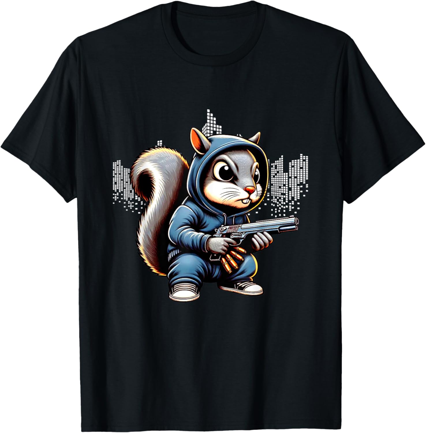 Gangster Squirrel Thug Squirrel With Gun Funny Squirrel