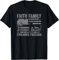 Faith Family Firearms Freedom Pro God Guns Usa Flag