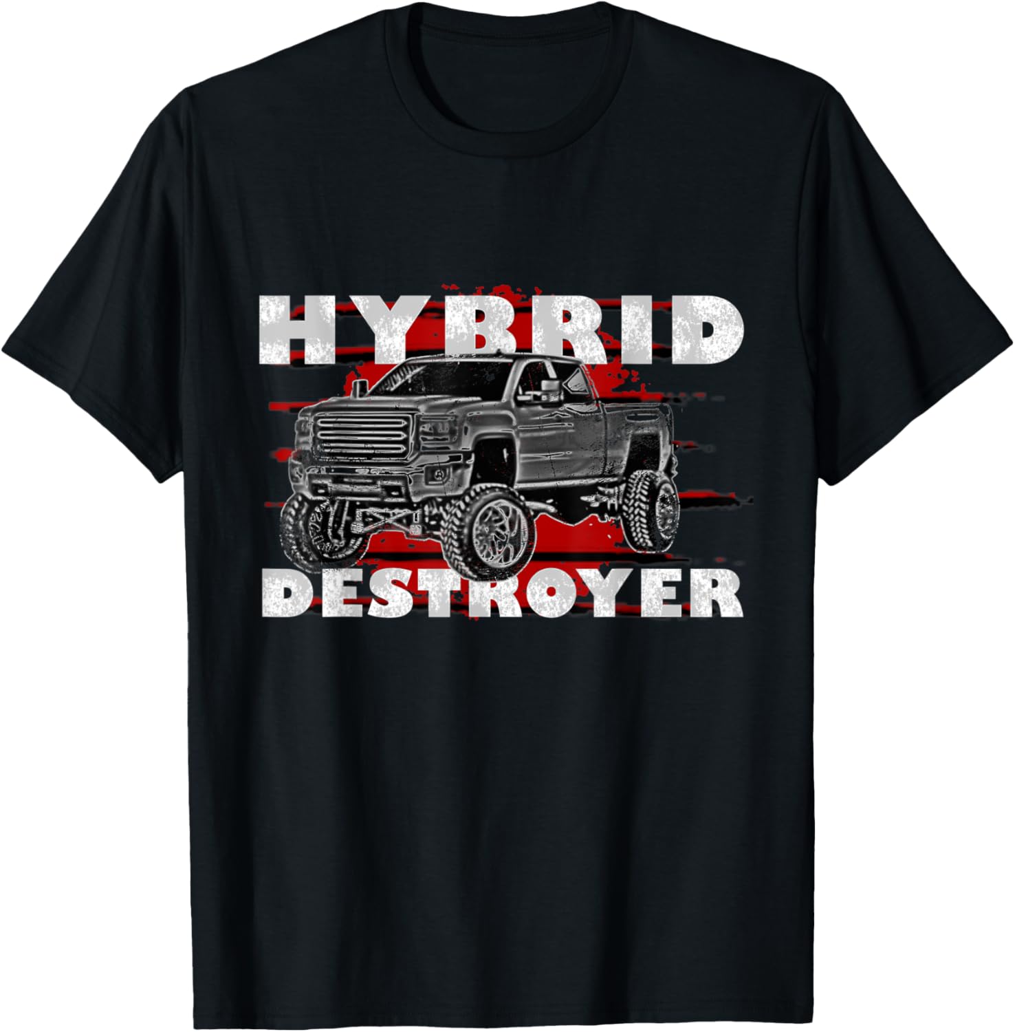 Hybrid Destroyer Funny Lifted Diesel Truck Owner Design