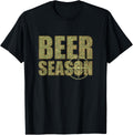 Beer Season Funny Camo Deer Hunting Gun Scope Graphic Mens