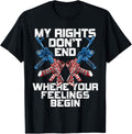 Rights Dont End Where Feelings Begin Shirt Ar 15 Gun 2A