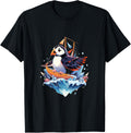 Ice Sailing Puffin Bird Ice Sailor Ice Boat