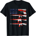 Patriotic 2Nd Amendment Gun Rifle American Flag T Shirt
