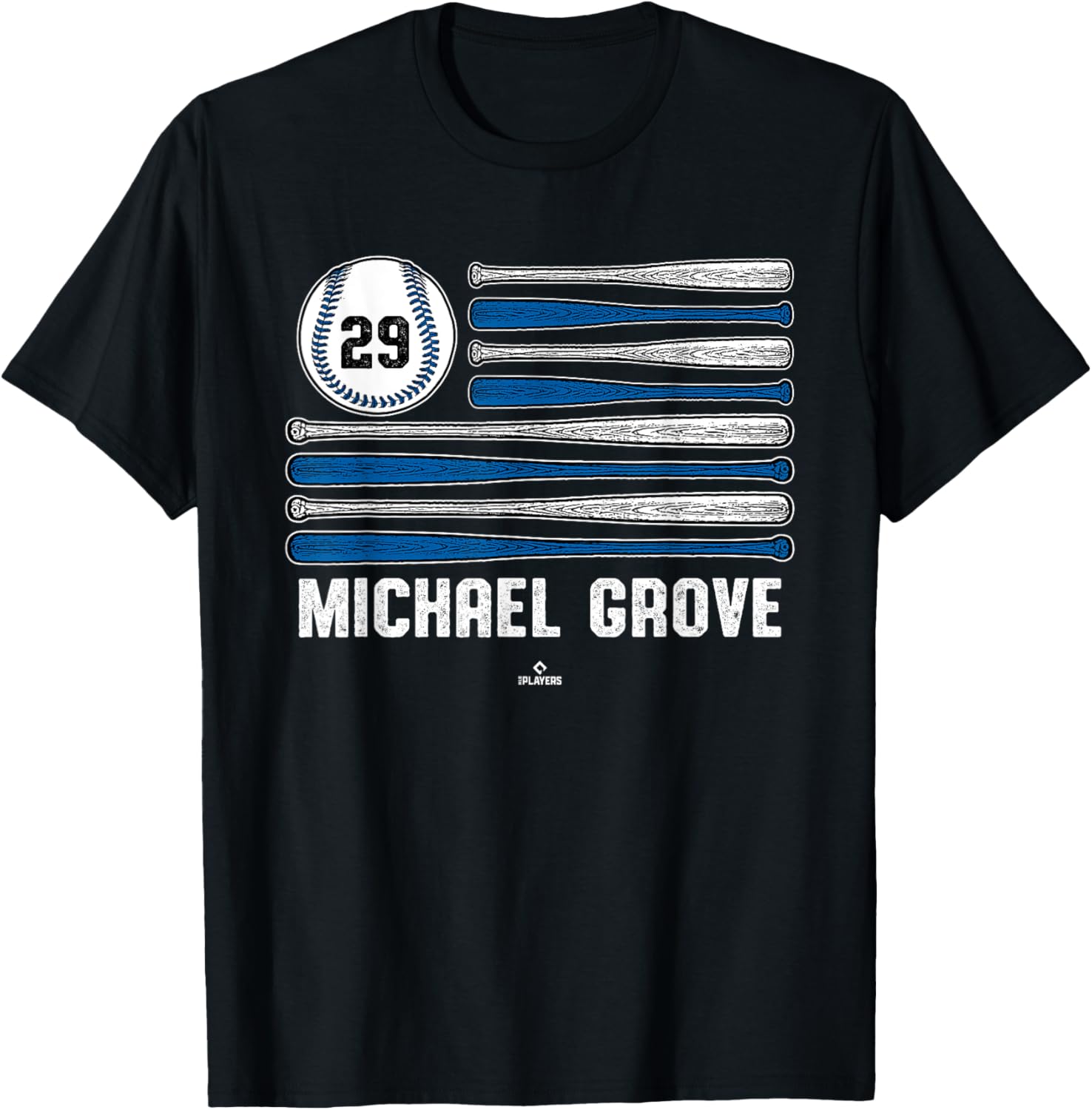 Baseball American Flag Michael Grove Los Angeles Baseball