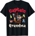 Captain Grandma Summer Humor Beach Cruise Boating Pirate