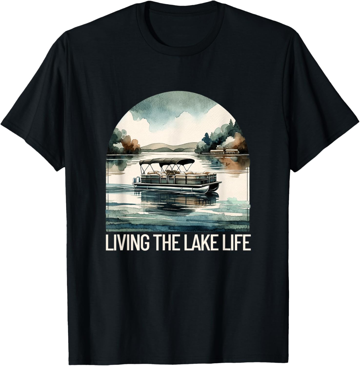 Living Lake Life Pontoon Party Boat Floating Cruiser