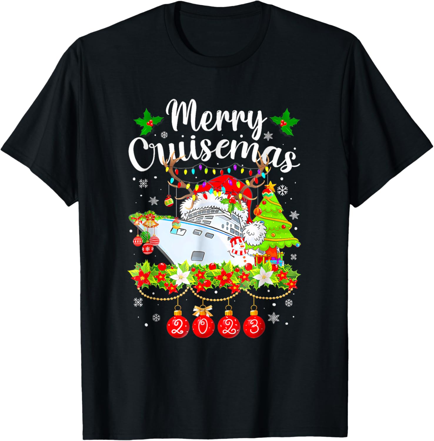 Merry Cruisemas Family Cruise Christmas 2023 Funny Boat